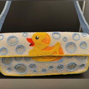 Handcrafted in India Rubber Ducky Duck Bubble Bath Tub Handbag Viral Tik Tok